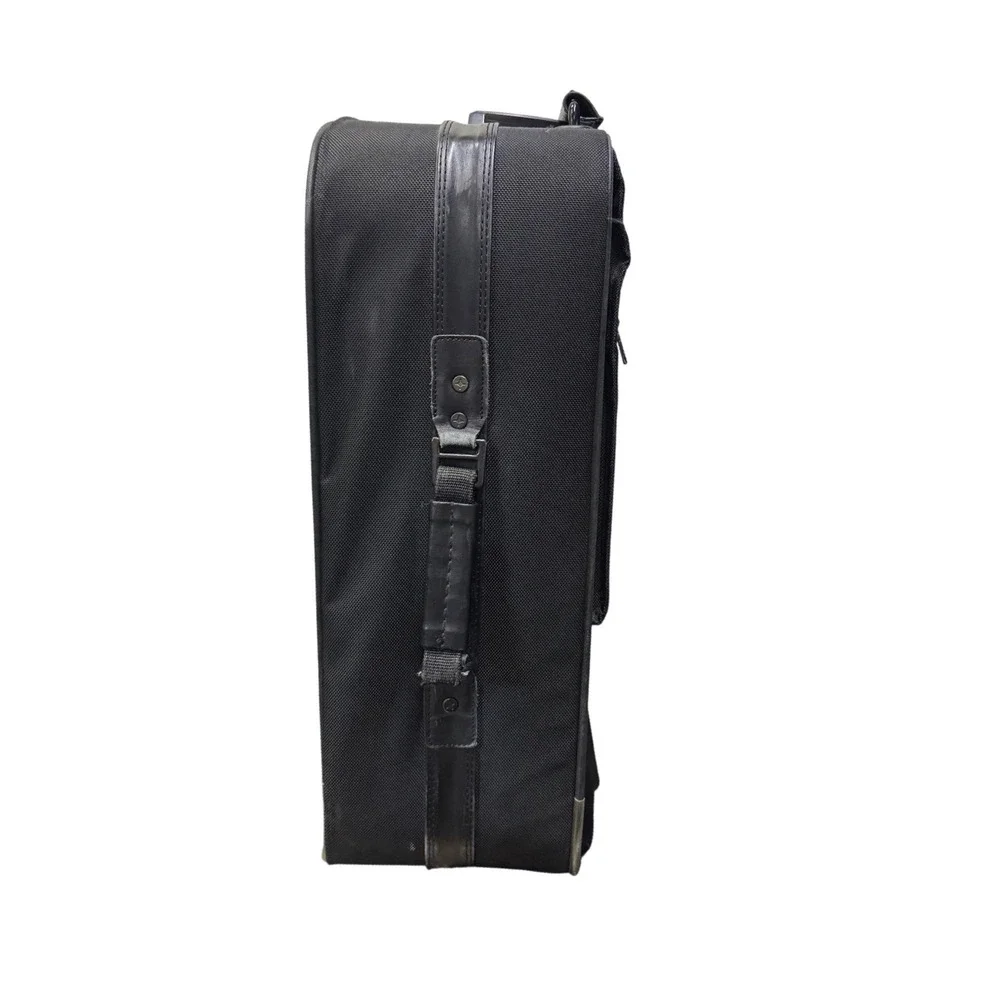 American Tourister Black Ballistic Nylon Rolling Carry On Suitcase Luggage